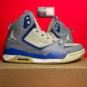 Nike Men’s Blue White Gray High Top Shoes , Size 10 454050-007